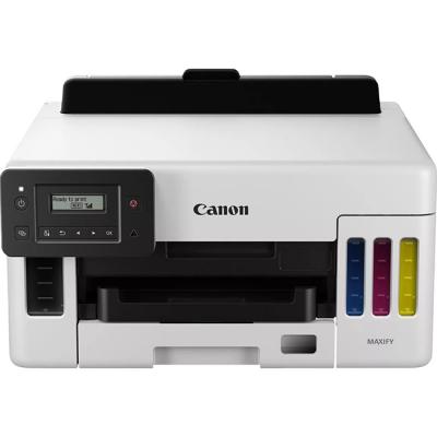 Мастилоструен принтер canon maxify gx5040, 24 ipm - 15.5 ipm, до 600 x 1200 dpi, auto duplex print, usb, ethernet, wifi, бял / черен, 5550c009aa