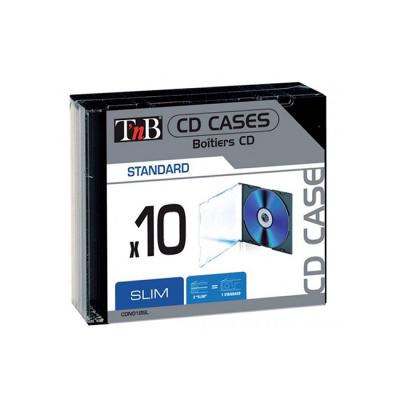 Кутия за cd tnb slim, 10 броя, office1_1060160028