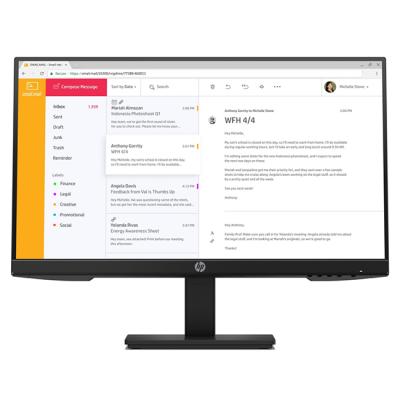 Монитор hp p24h g4 fhd, ips, 23.8 инча height adjust monitor, 7vh44aa