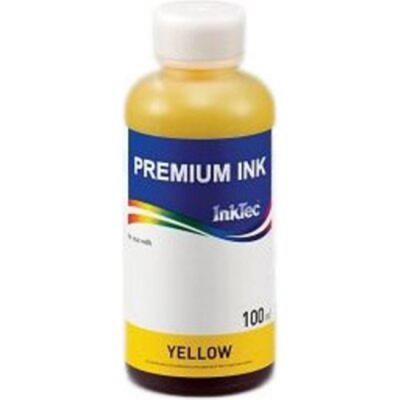 Бутилка с мастило inktec за canon pgi-1200/1300/1400/1500/2500, mb2020/5020/5070/ib4020, pigment, 100 ml, жълт, inktec-can-5000-100my