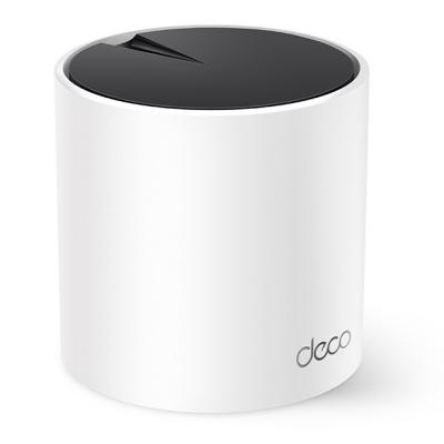 Безжична wi-fi 6 mesh система tp-link deco x55 (1-pack) ax3000, 2.4 ghz, 5 ghz, 2402 + 574 mbps, lan: 3 x 10/100/1000 mbps, бяла, deco x55(1-pack)_vz