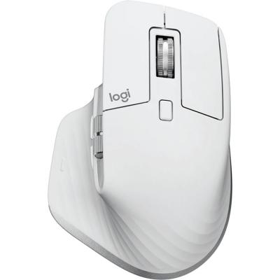 Безжична мишка logitech mx master 3s for mac, bluetooth, 7 бутона, 4000 dpi,  usb type c кабел, сив, 910-006572