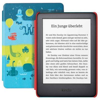 Електронен четец kindle kids edition, 10 generation – 2019, 6 инча, 8gb, достъп до повече от хиляда книги, space калъф - разопакован продукт
