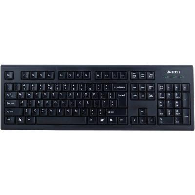 Клавиатура kr85,usb, черна, със заоблени клавиши - a4-key-kr85-usb