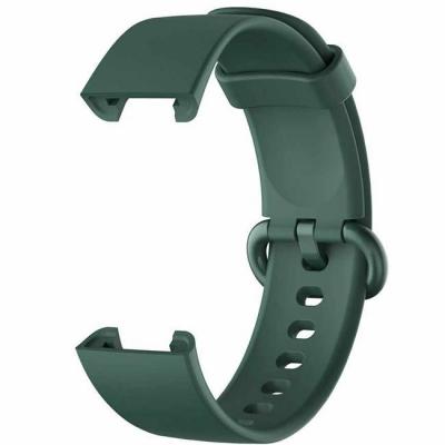 Каишка за смарт часовник xiaomi mi watch lite strap olive, силикон, зелена, bhr4876gl