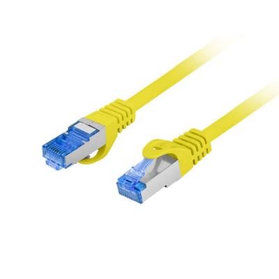 Кабел lanberg patch cord cat.6a ftp lszh cca 10m fluke passed, yellow, pcf6a-10cc-1000-y