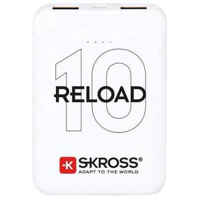 Външна батерия skross reload 10, 10000 mah, бяла, skross-1400130
