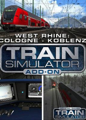Train simulator - west rhine: köln - koblenz route add-on (dlc) steam key europe