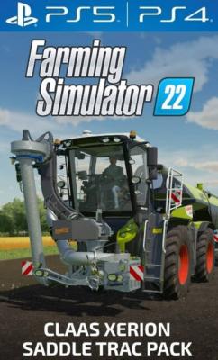 Farming simulator 22 claas xerion saddle trac pack (dlc) (ps4/ps5) psn key europe