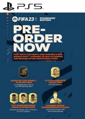Ea sports™ fifa 23 standard edition pre-order bonus (dlc) (ps5) psn key europe
