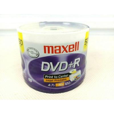 Диск dvd+r maxell, 4,7 gb, 16x, printable, 50 pk cake box, ml-ddvd-plus-r-50pr
