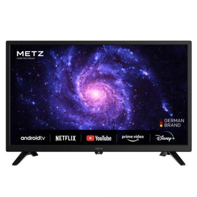 Телевизор metz 24mtc6000z, 24 инча (60 см), hd, smart android 9.0, hd, клас f, черен, metz-tv-24mtc6000z