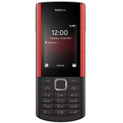 Мобилен телефон nokia 5710 xa black, 2.4 инча tft (240 x 320), 128 mb, 48 mb, s30+, 0.3 mp, dual sim, microsdhc, bluetooth 5.0, черен / червен