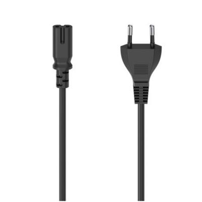 Захранващ кабел hama, euro-plug, iec c7, 2 pin, 1.5 м, ac конектор c7, блистерна опаковка, черен, hama-223273