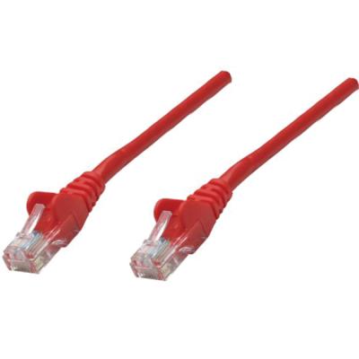 Пач кабел intellinet 737326, utp, cat.5e, 0.25 м, червен, 737326