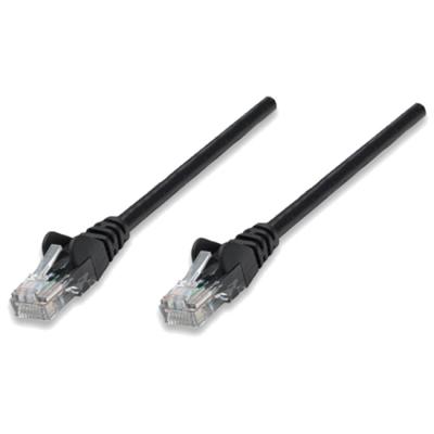 Пач кабел intellinet 347440, cat.5e utp, 0.25 м, черен, 347440