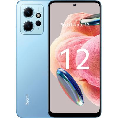 Смартфон xiaomi redmi note 12 4g, 4gb, 64gb, ice blue, mzb0dnweu