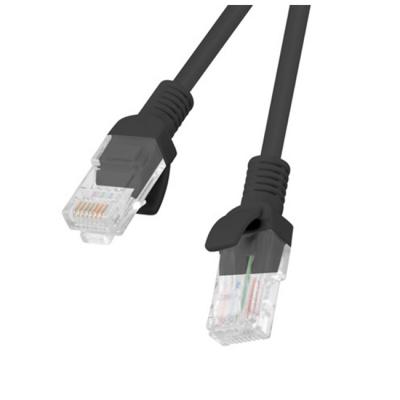 Кабел lanberg patch 50-pack, cat.5e, rj-45 - rj-45, male / male, 2 m, черен, pcu5-10cc-0200-bk