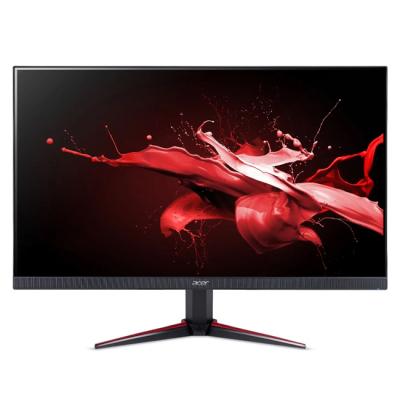 Монитор acer nitro vg240yebmipx, 23.8 инча fhd, 1920 x 1080, ips, zeroframe, 100 hz, 1 ms, 100m:1, 250 cd/m2, dp, hdmi, черен  / червен, um.qv0ee.e01