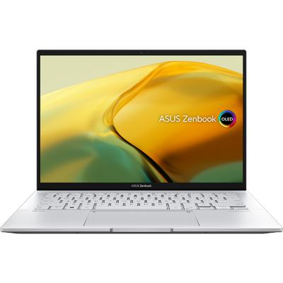 Лаптоп asus zenbook ux3402va-oled-km522w, core i5-1340p, 14 инча wqxga+, 16 gb ddr5, 512 gb ssd, intel iris xe, win 11 home, сребрист, 90nb10g6-m00br0