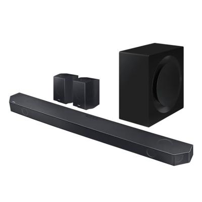 Аудио система samsung hw-q990c soundbar 656 watts 11.1.4ch, wireless dolby atmos, spacefit sound+, black, hw-q990c/en