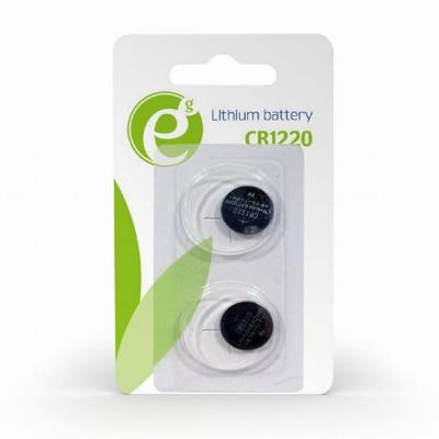 Батерия gembird button cell cr1220, 2-pack, eg-ba-cr1220-01