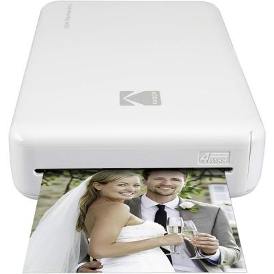 Мобилен принтер kodak mini 2 hd wireless mobile instant photo printer, бял