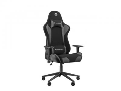 Геймърски стол genesis nitro 440 g2, регулируеми подлакътници, careglide колела, функцията за люлеене, до 120кг, сиво-черен, nfg-2067