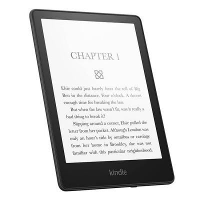 Електронен четец amazon kindle paperwhite 5, 8gb, 6.8 инча, 300 ppi, черен - с реклами, 11 генерация - разопакован продукт