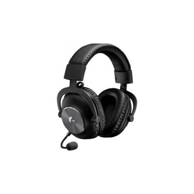 Гейминг слушалки logitech - pro x, 7.1 surround, черни, нарушена опаковка