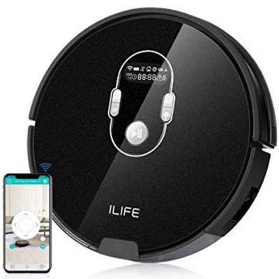 Робот прахосмукачка ilife a7, с приложение за телефон, 1000 pa, черен