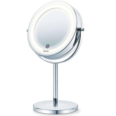 Козметично led огледало beurer bs 55, диаметър 13 cм., на батерии, 65486_beu