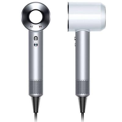 Сешоар dyson supersonic, мощен дигитален мотор, проектиран за бързо сушене, бял/сребрист | refurbished