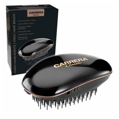 Йонизираща четка за коса carrera, classic, подхранване на косата, светлинен индикатор, черна, 20204110