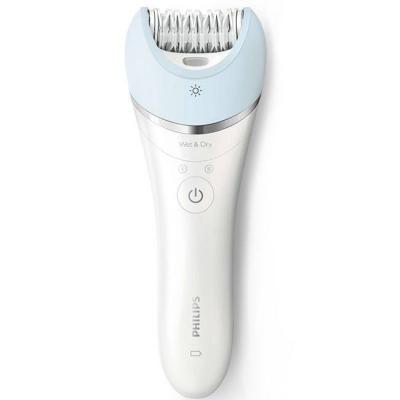Епилатор philips bre605/00 satinelle advanced, за крака и тяло, за мокро и сухо ползване, керамични дискове, s-образна дръжка