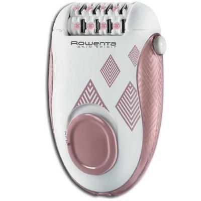 Епилатор rowenta ep2900f0,ep2900f1 skin spirit grey pink, 2 скорости, 24 пинсети
