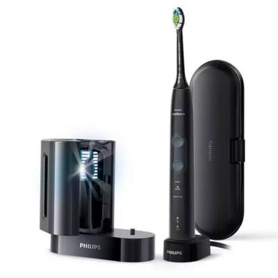 Електрическа звукова четка за зъби philips sonicare protectiveclean 5100, черна, hx6850/57