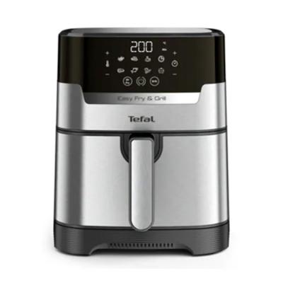 Уред за здравословно готвене tefal, easy fry&grill 2in1, 1400w, 4.2 л, регулируема температура, 8 програми, функция грил с вградена скара, функция