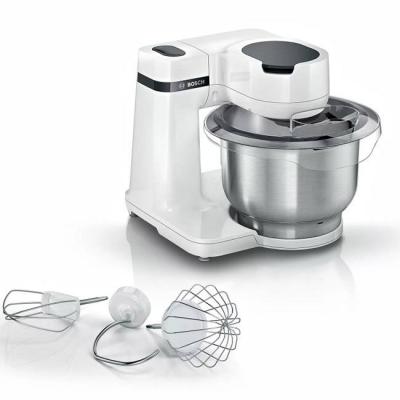 Кухненски робот bosch, 700 w, 4 скорости, купа 3.8 л, 3d планетарен миксер, бял, mums2ew00