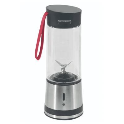 Преносим блендер royalty line, usb, 125w, 300 мл, 4 ножа, сребрист/черен, rl-ubp-125