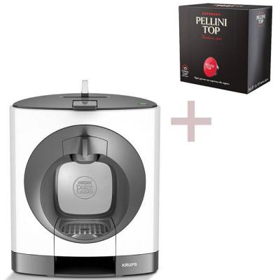 Кафемашина krups dolce gusto oblo kp110131, бяла + кафе капсули pellini top