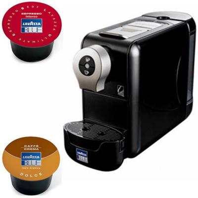 Комплект кафемашина lavazza blue 910 + кутия кафе капсули lavazza blue, еspresso intenso + кутия кафе капсули lavazza blue, crema dolce