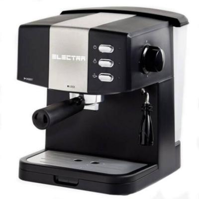 Кафемашина electra ecm-1313 bella, 15 bar, 850 w, еспресо, черен/инокс