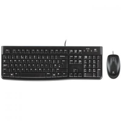 Kомплект клавиатура с мишка logitech mk120, черна, logitech-key-mk120