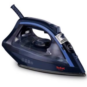 Парна ютия tefal, 2000 w, пара 24 г/мин, 90 г парен удар, синя, fv1713e0