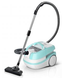 Перяща прахосмукачка bosch bwd420hyg, прахосмукачка 3v1 за сухо и мокро почистване, четка за почистване на матраци, бяла