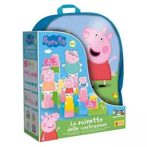Конструктор в раница, lisciani, peppa pig, 36 части