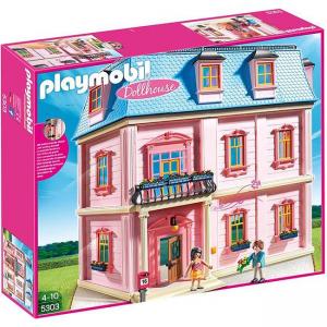 Комплект плеймобил 5303 романтична къща за кукли, deluxe dollhouse, playmobil, 291130