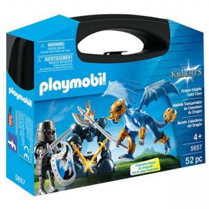 Комплект плеймобил 5657 - рицари дракони в куфарче, playmobil, 2900088