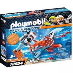 Комплект playmobil 70004  - шпионски екип подводно оръдие, 2970004